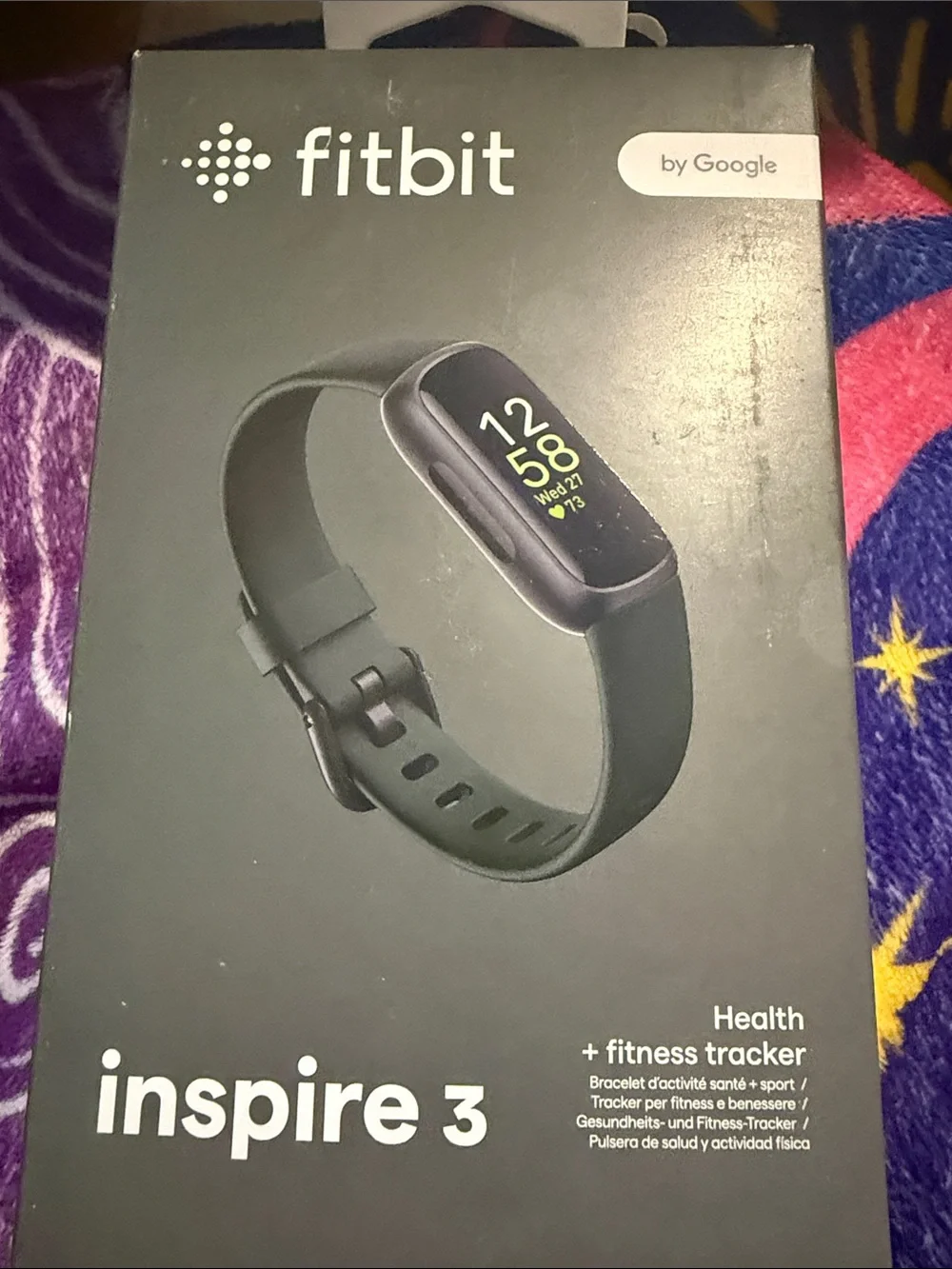 fitbit Inspire 3 Tracker in Midnight Zen
